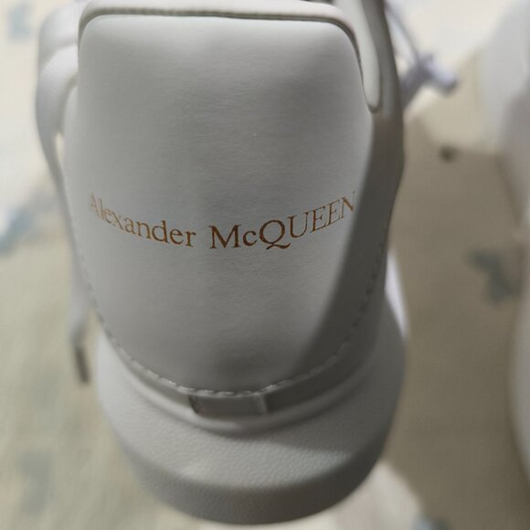 Alexander McQueen All-White Platform Low-Top Sneakers - Picture 5 of 7